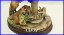 Border Fine Arts Scenting Fun B1261 Fox Family Originally sold to members only