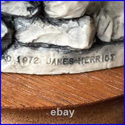 Border Fine Arts Scotch sheep and three lambs? Signed Ayres 1972 James Herriot