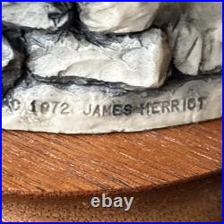 Border Fine Arts Scotch sheep and three lambs? Signed Ayres 1972 James Herriot