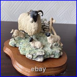 Border Fine Arts Scotch sheep and three lambs? Signed Ayres 1972 James Herriot