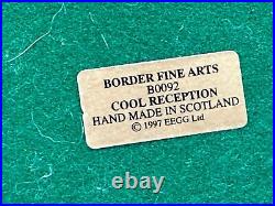 Border Fine Arts Scotland Cool Reception B0092 Foxes in Snow Figure