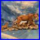 Border-Fine-Arts-Scotland-Lioness-Cubs-Ltd-Edition-463-750-by-R-T-Roberts-1990-01-uv