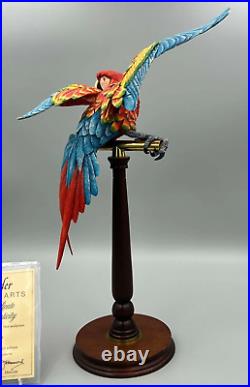 Border Fine Arts Scotland Macaw Limited Edition Large Bird Figure