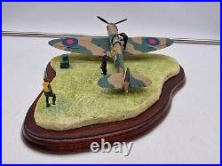 Border Fine Arts Scramble Spitfire model Plane mint limited Edition