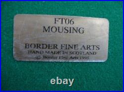 Border Fine Arts Sculpture'Mousing' Model No. FT 06 Signed D Walton 526/2950