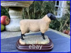 Border Fine Arts Sculpture Suffolk Ram by Ray Ayres Ltd Ed 617/1250 COA 1981