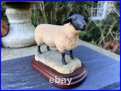 Border Fine Arts Sculpture Suffolk Ram by Ray Ayres Ltd Ed 617/1250 COA 1981