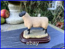 Border Fine Arts Sculpture Suffolk Ram by Ray Ayres Ltd Ed 617/1250 COA 1981
