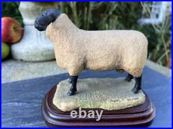 Border Fine Arts Sculpture Suffolk Ram by Ray Ayres Ltd Ed 617/1250 COA 1981