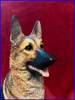 danbury mint german shepherd crafted by country artists 