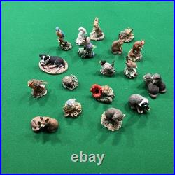 Border Fine Arts. Selection of 18 Society animal figurines