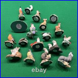 Border Fine Arts. Selection of 18 Society animal figurines