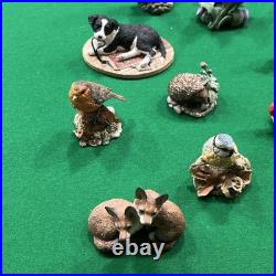 Border Fine Arts. Selection of 18 Society animal figurines
