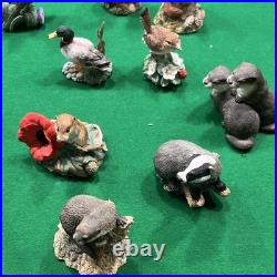 Border Fine Arts. Selection of 18 Society animal figurines