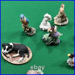 Border Fine Arts. Selection of 18 Society animal figurines