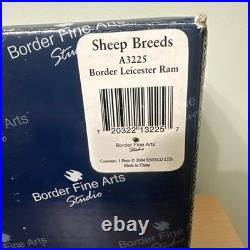 Border Fine Arts Sheep Breeds A3225 Border Leicester Ram Original In Boxes