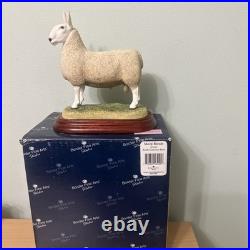 Border Fine Arts Sheep Breeds A3225 Border Leicester Ram Original In Boxes