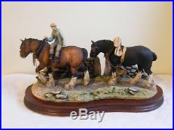 Border Fine Arts Shire Horses. 1985 James Herriot Coming Home