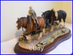 Border Fine Arts Shire Horses. 1985 James Herriot Coming Home