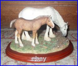Border Fine Arts'Shire Mare & Foal' A0188