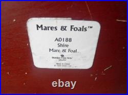 Border Fine Arts'Shire Mare & Foal' A0188