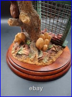 Border Fine Arts Society Figurine Red Squirrels Autumn Reds Boxed B0779