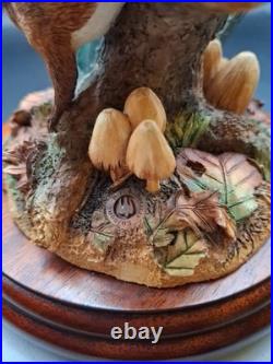 Border Fine Arts Society Figurine Red Squirrels Autumn Reds Boxed B0779