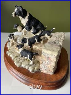 Border Fine Arts Spilt Milk JH99 Herriot Collection Ayres Border Collie Dogs Border Fine Arts Spilt Milk JH99 Herriot Collection Ayres Border Collie Dogs