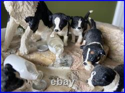 Border Fine Arts Spilt Milk JH99 Herriot Collection Ayres Border Collie Dogs Border Fine Arts Spilt Milk JH99 Herriot Collection Ayres Border Collie Dogs