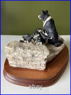 Border Fine Arts Spilt Milk JH99 Herriot Collection Ayres Border Collie Dogs