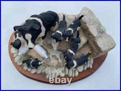 Border Fine Arts Spilt Milk JH99 Herriot Collection Ayres Border Collie Dogs