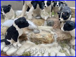 Border Fine Arts Spilt Milk JH99 Herriot Collection Ayres Border Collie Dogs