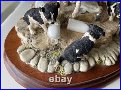 Border Fine Arts Spilt Milk JH99 Herriot Collection Ayres Border Collie Dogs