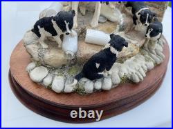 Border Fine Arts Spilt Milk JH99 Herriot Collection Ayres Border Collie Dogs