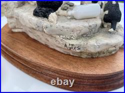 Border Fine Arts Spilt Milk JH99 Herriot Collection Ayres Border Collie Dogs