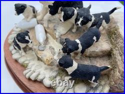 Border Fine Arts Spilt Milk JH99 Herriot Collection Ayres Border Collie Dogs