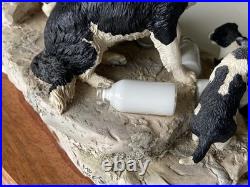 Border Fine Arts Spilt Milk JH99 Herriot Collection Ayres Border Collie Dogs