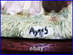 Border Fine Arts Spring Pastures JH32 Rare Vintage Mare & Foal Large Tableau