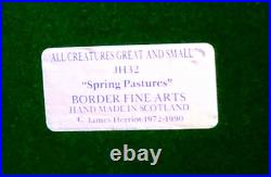 Border Fine Arts Spring Pastures JH32 Rare Vintage Mare & Foal Large Tableau