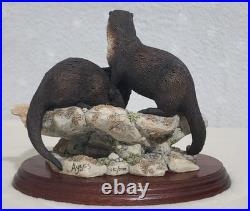 Border Fine Arts Spring Romance Otter Group Limited Edition 682/2500 no. MTR05