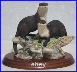 Border Fine Arts Spring Romance Otter Group Limited Edition 682/2500 no. MTR05