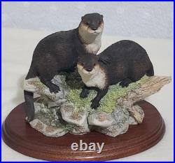 Border Fine Arts Spring Romance Otter Group Limited Edition 682/2500 no. MTR05