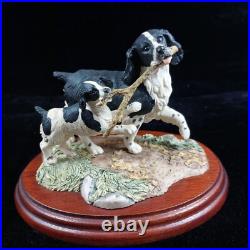 Border Fine Arts'Springer Spaniel & Pup' J. A. Bubler Collectible Figurine Border Fine Arts'Springer Spaniel & Pup' J. A. Bubler Collectible Figurine