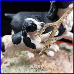 Border Fine Arts'Springer Spaniel & Pup' J. A. Bubler Collectible Figurine Border Fine Arts'Springer Spaniel & Pup' J. A. Bubler Collectible Figurine