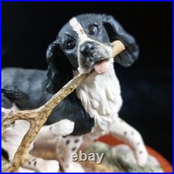 Border Fine Arts'Springer Spaniel & Pup' J. A. Bubler Collectible Figurine Border Fine Arts'Springer Spaniel & Pup' J. A. Bubler Collectible Figurine