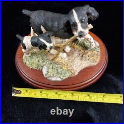 Border Fine Arts'Springer Spaniel & Pup' J. A. Bubler Collectible Figurine Border Fine Arts'Springer Spaniel & Pup' J. A. Bubler Collectible Figurine