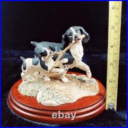 Border Fine Arts'Springer Spaniel & Pup' J. A. Bubler Collectible Figurine Border Fine Arts'Springer Spaniel & Pup' J. A. Bubler Collectible Figurine
