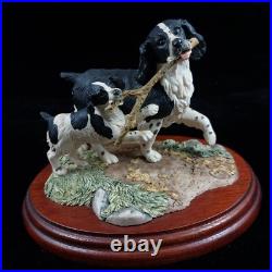 Border Fine Arts'Springer Spaniel & Pup' J. A. Bubler Collectible Figurine Border Fine Arts'Springer Spaniel & Pup' J. A. Bubler Collectible Figurine
