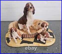 Border Fine Arts Springer Spaniel and Pups Very Very Rare No Box No Damage VGC