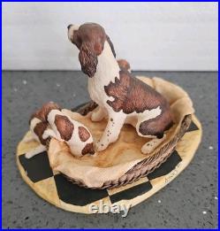Border Fine Arts Springer Spaniel and Pups Very Very Rare No Box No Damage VGC
